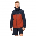 Jack Wolfskin Windjacke Desert Wind (winddicht, wasserabweisend, PFC-frei) rot Herren